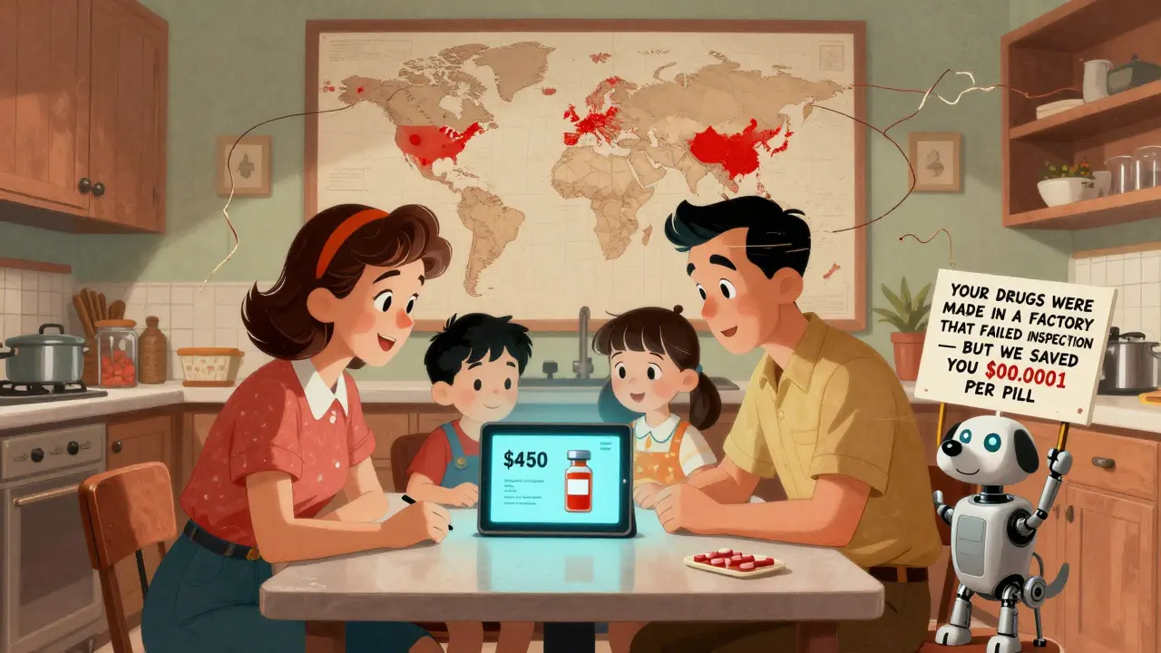 Family shocked by soaring drug price on tablet, global supply wires fraying behind them