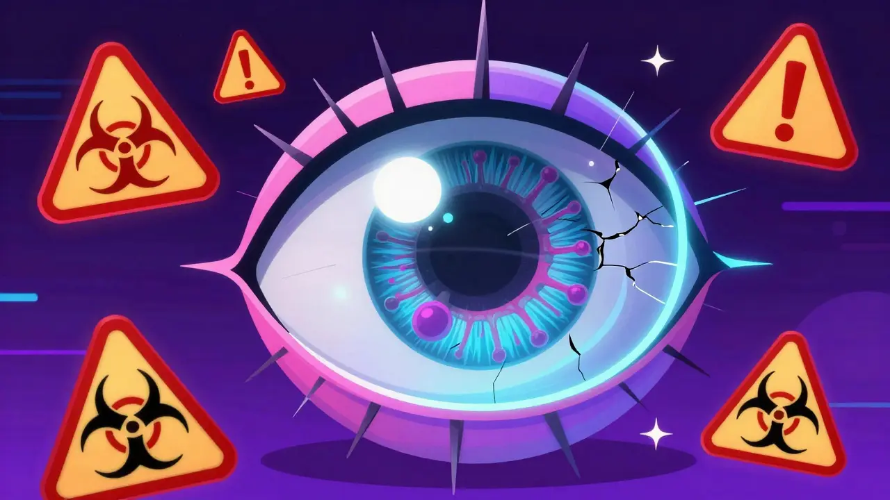 Corneal Ulcers from Contact Lenses: Risks, Symptoms, and What to Do Immediately