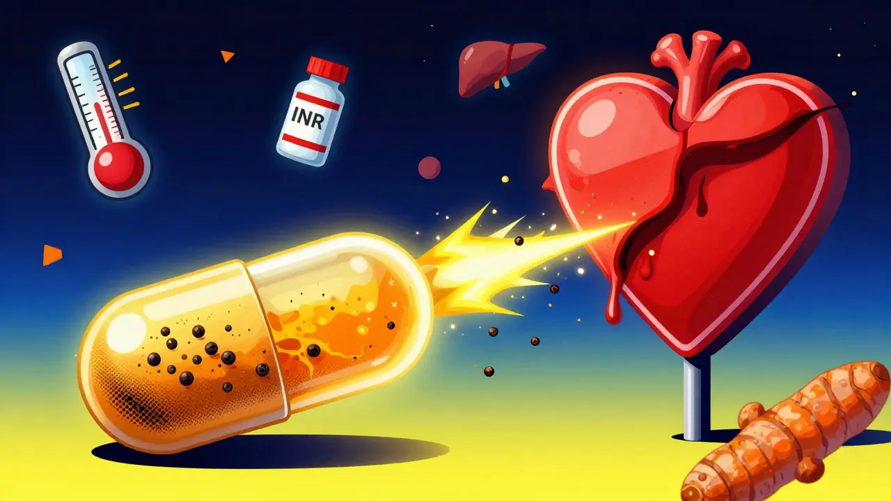 Turmeric and Black Pepper with Blood Thinners: What You Need to Know for Safety